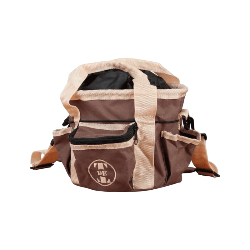 TdeT - Sac de pansage petit modèle marron/ beige | - Ohlala