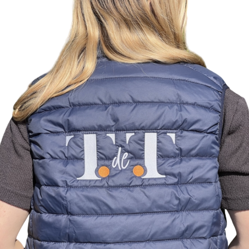 TdeT - Doudoune sans manches Unisexe Marine | - Ohlala