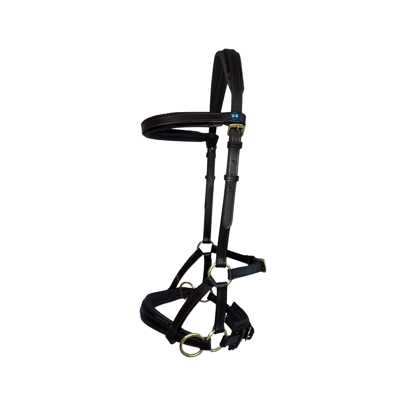 TdeT - Sidepull en cuir No More havane foncé | - Ohlala