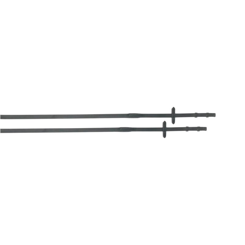 TdeT - Rênes Ultra Grip lisses 13 mm noir