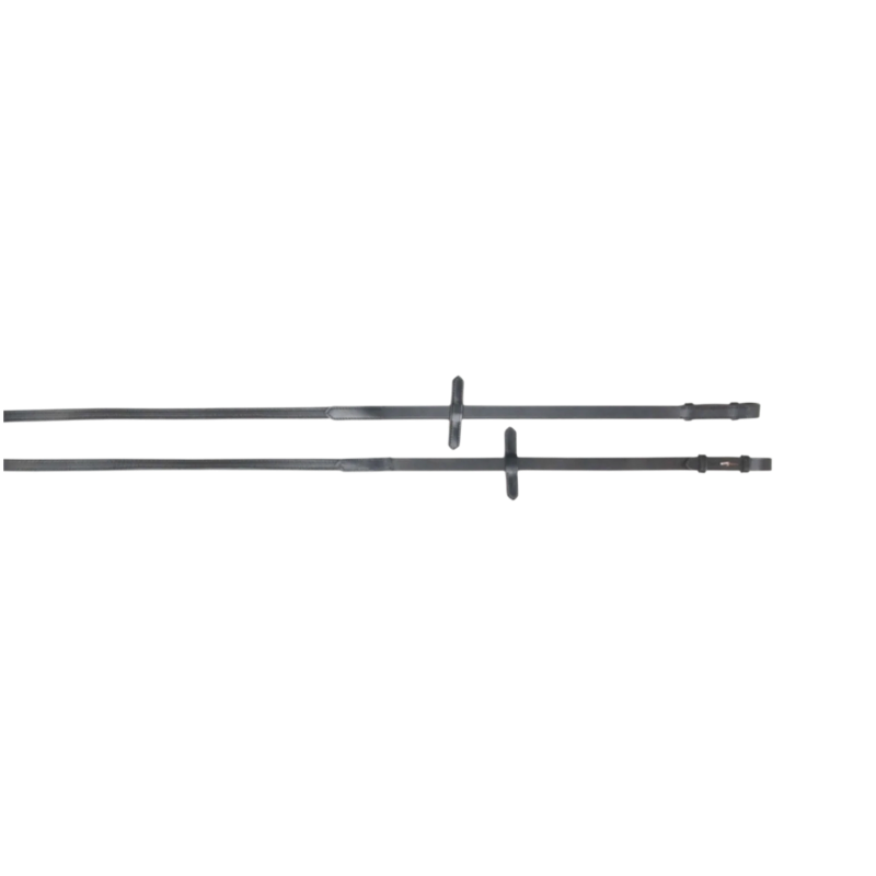 TdeT - Rênes cuir lisse havane foncé