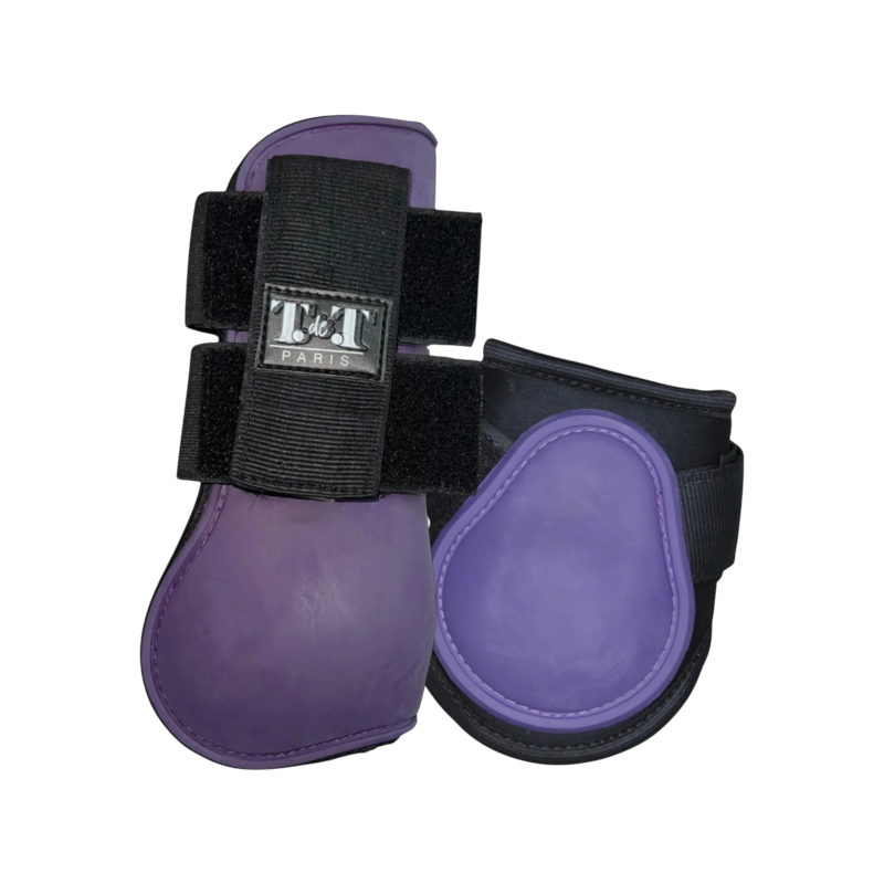 TdeT - Set guêtres et protège-boulets First violet