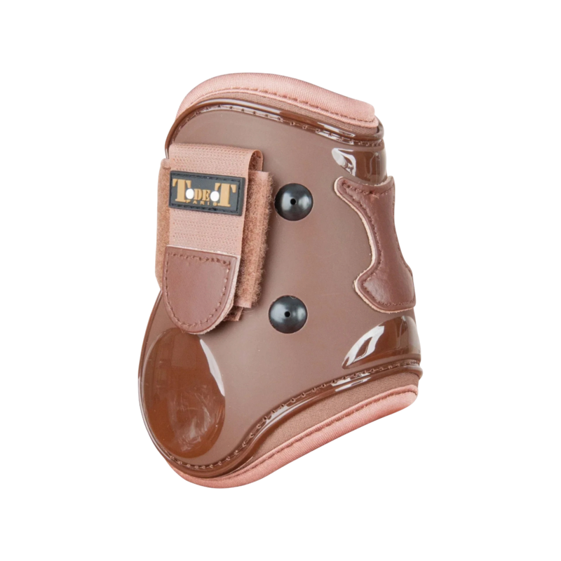 TdeT - Set guêtres et protège-boulets coque et cuir marron