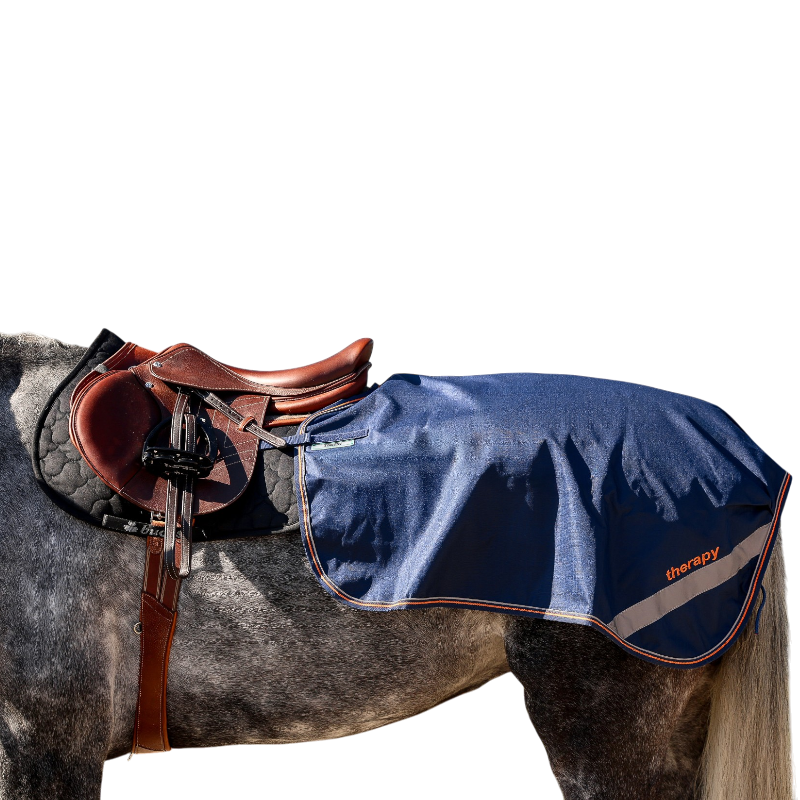 Bucas - Couvre-reins Therapy marine/ orange