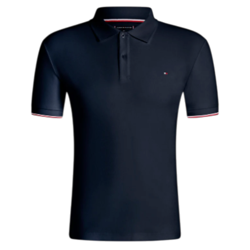 Tommy Hilfiger Equestrian - Polo d'équitation manches courtes homme Davis desert sky