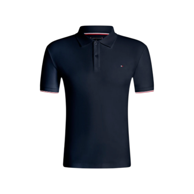 Tommy Hilfiger Equestrian - Polo d'équitation manches courtes homme Davis desert sky