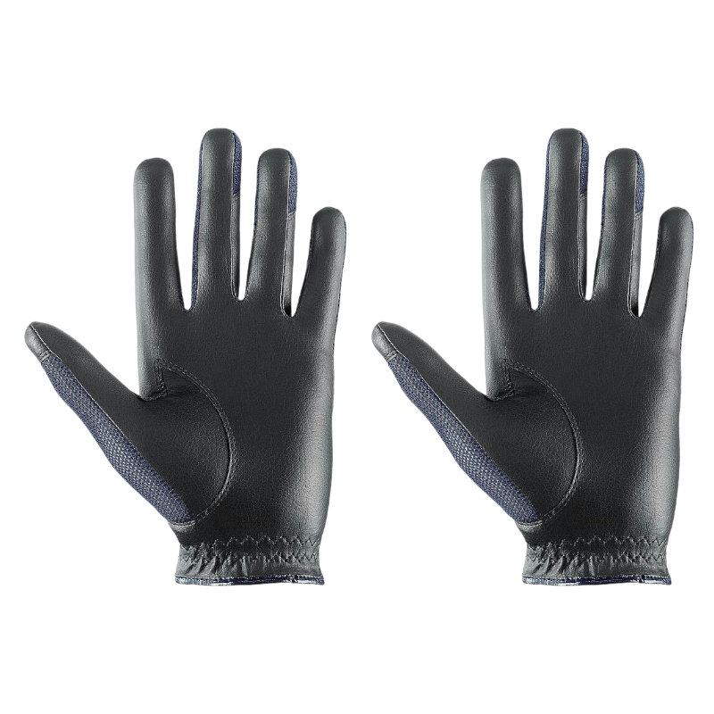 Uvex - Gants d'équitation adulte Sumair noir/ bleu | - Ohlala