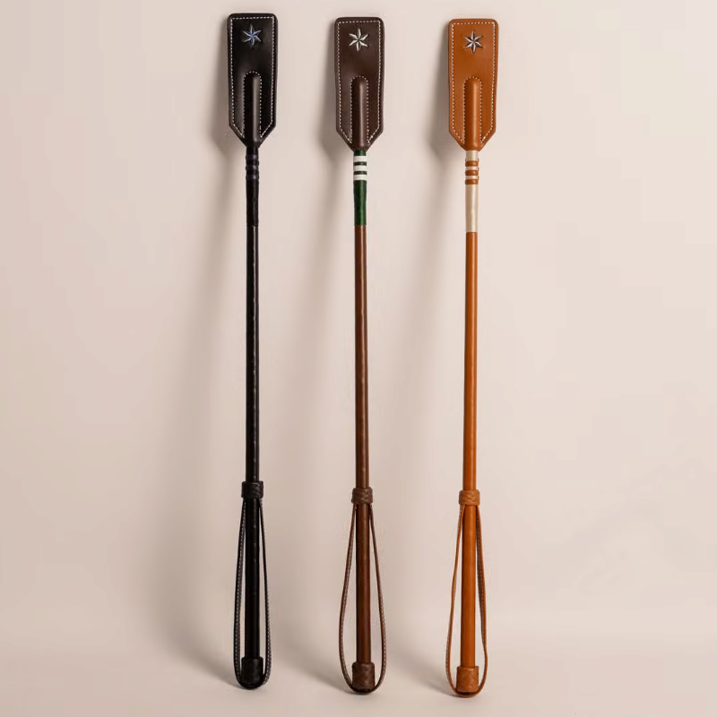 Velari - Cravache Classy cuir lisse ligth brown