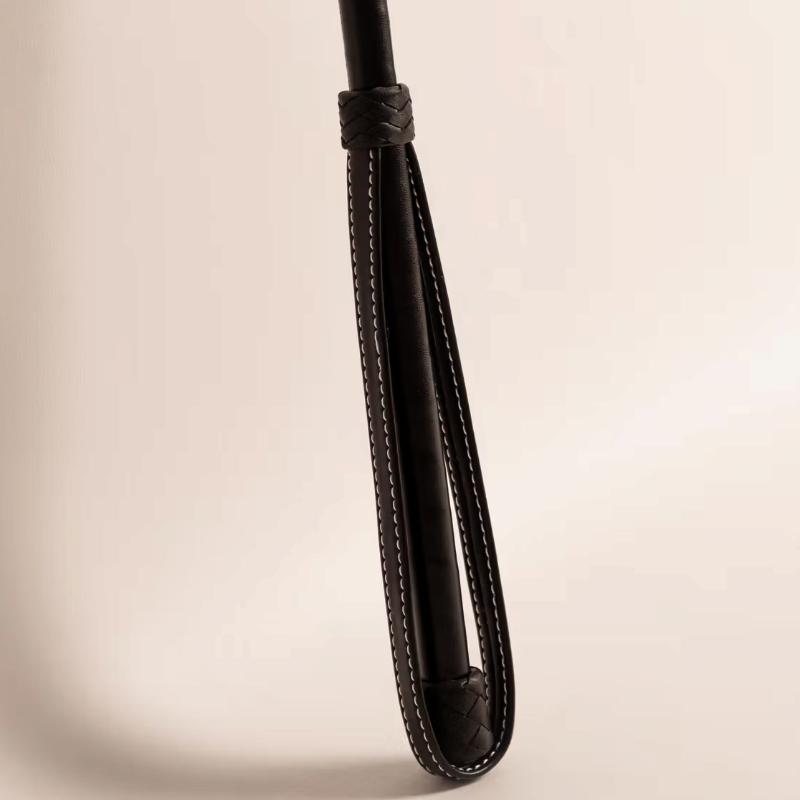 Velari - Cravache Classy cuir lisse noir