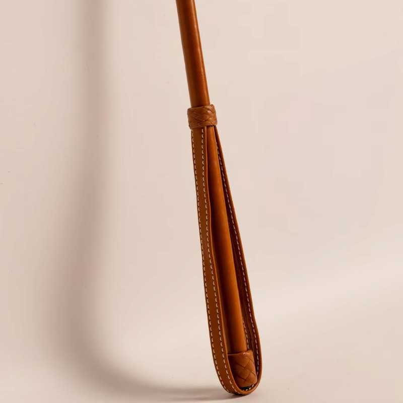 Velari - Cravache Classy cuir lisse ligth brown