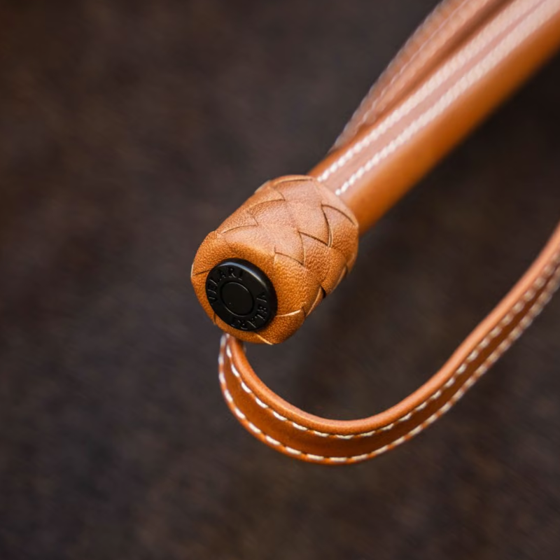 Velari - Cravache Classy cuir lisse ligth brown