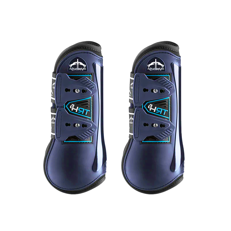 Guêtres Cheval Waldhausen Esperia - Lot De 4, Bleu Azur, Coques Dures