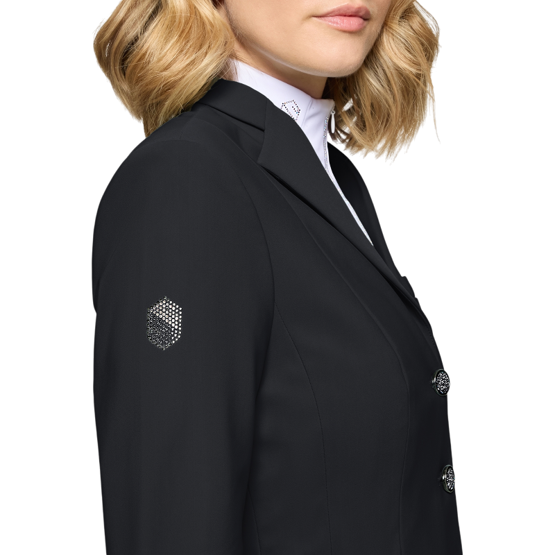 Samshield - Wedstrijdjas dames Victorine Crystal Fabric 26 regular zwart | - Ohlala