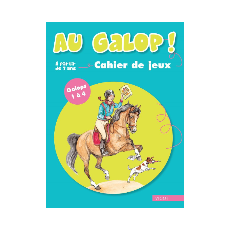 Vigot - Cahier de jeux Au Galop 1 à 4 | - Ohlala