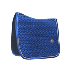 Kentucky Horsewear - Dressuurschabrak Basic Velvet marine | - Ohlala