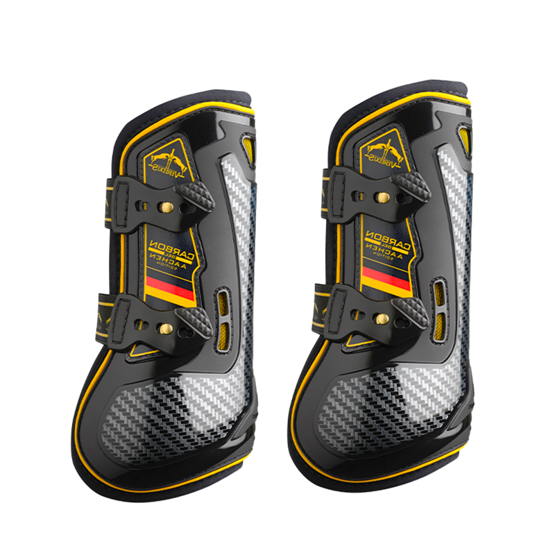 Veredus - Guêtres ouvertes Carbon Gel Absolute Aachen Edition noir x2