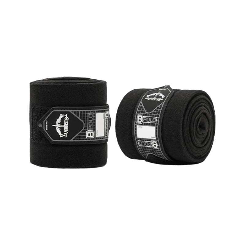 Veredus - Bandes de polo noir (x2)