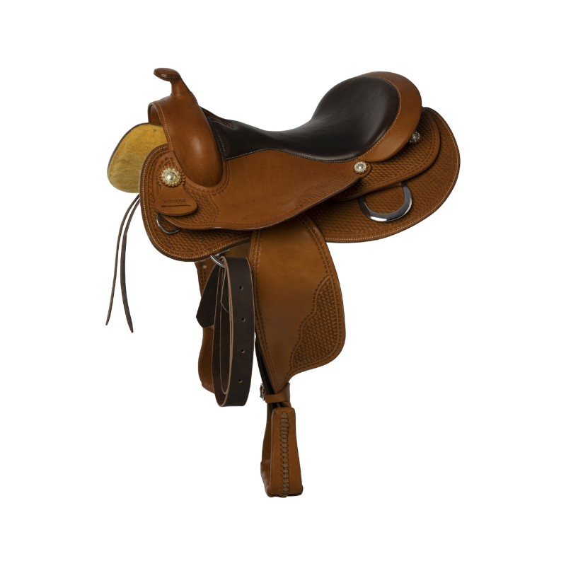 Westride - Selle western by Franck Perret Aurora noisette | - Ohlala