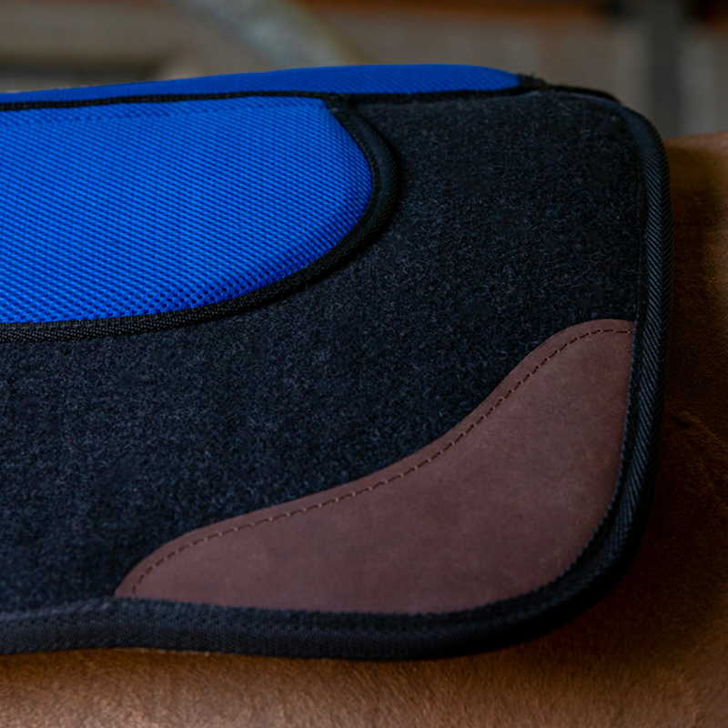 Westride - Tapis western Pro noir et bleu | - Ohlala