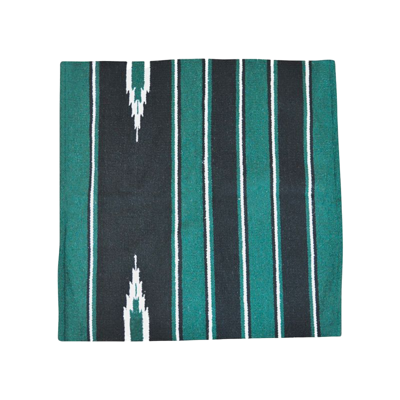 Westride - Tapis navajo coton/ acrylique vert/ noir | - Ohlala