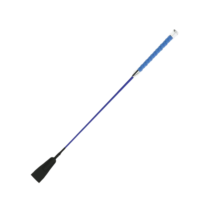 Whip&Go - Cravache Soft grip bleu roi