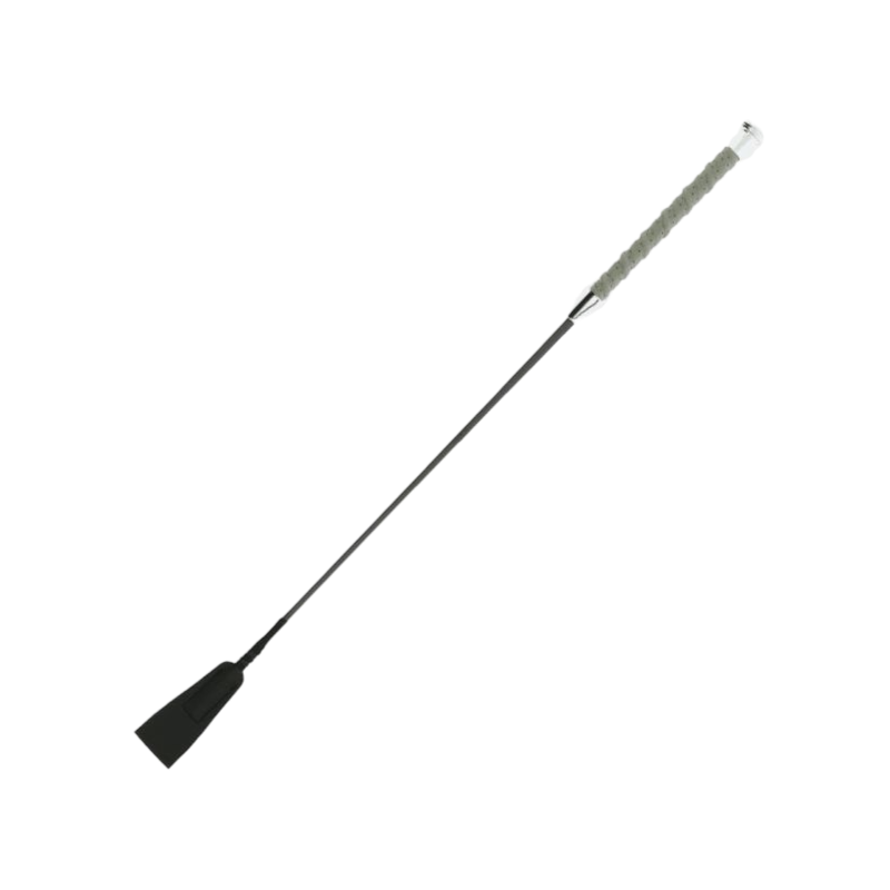 Whip&Go - Cravache Soft grip gris
