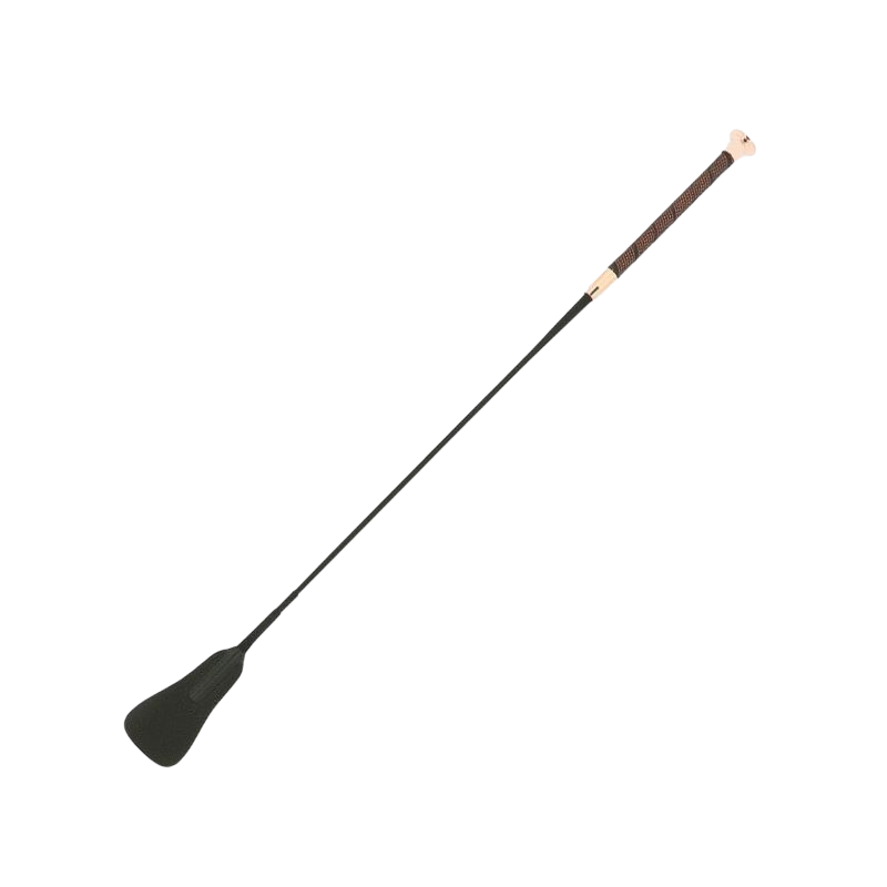 Whip&Go - Cravache Soft picot noir/ orange
