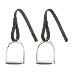 Wintec - Pro Webbers II stijgbeugelleren bruin | - Ohlala