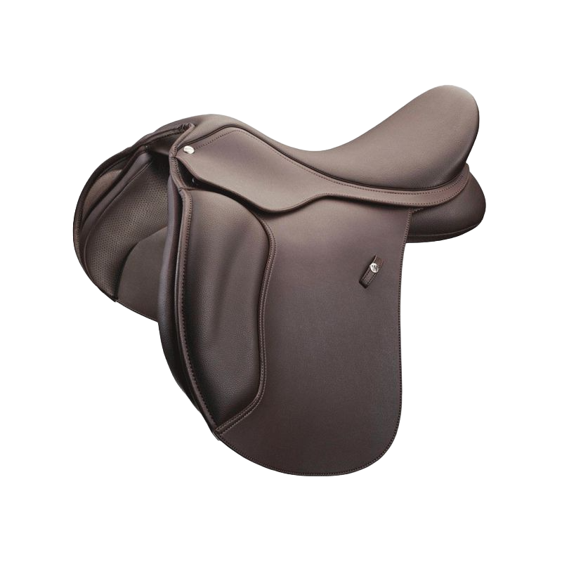 Selle De Course Cheval Ridex – Cuir Marron Avec étriers – Taille 17 Pouces – Neuve