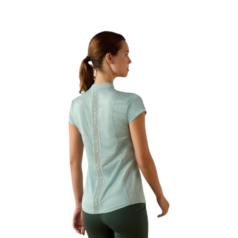 Baselayer zippé femme Breathe blue surf
