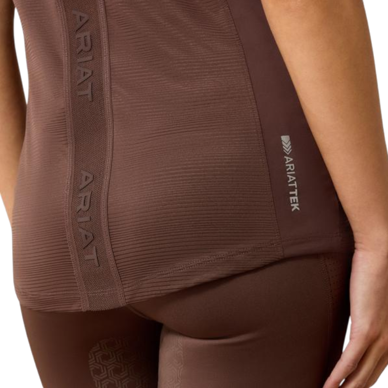 Baselayer zippé femme Breathe pommel brown