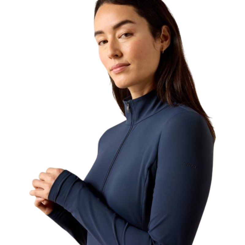 Baselayer zippé femme SolVeil navy eclipse