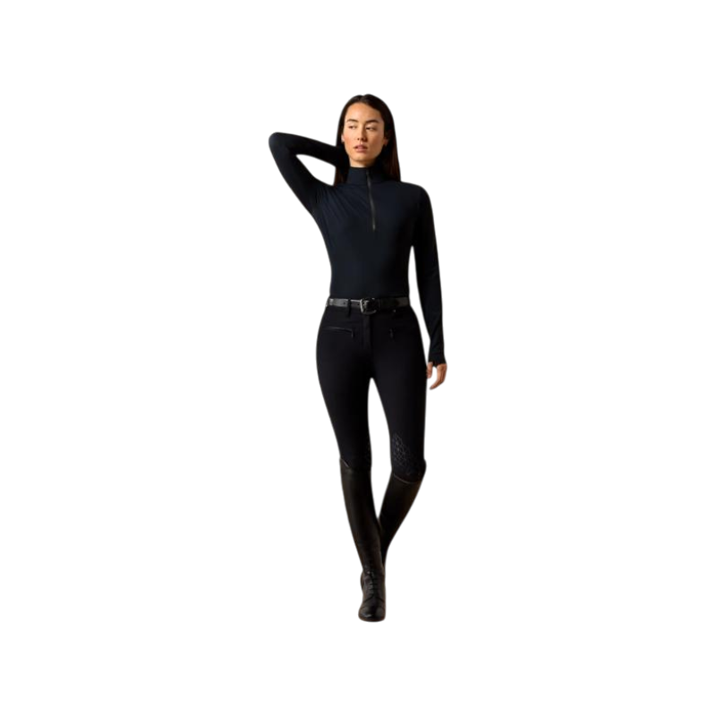 Baselayer zippé femme SolVeil noir
