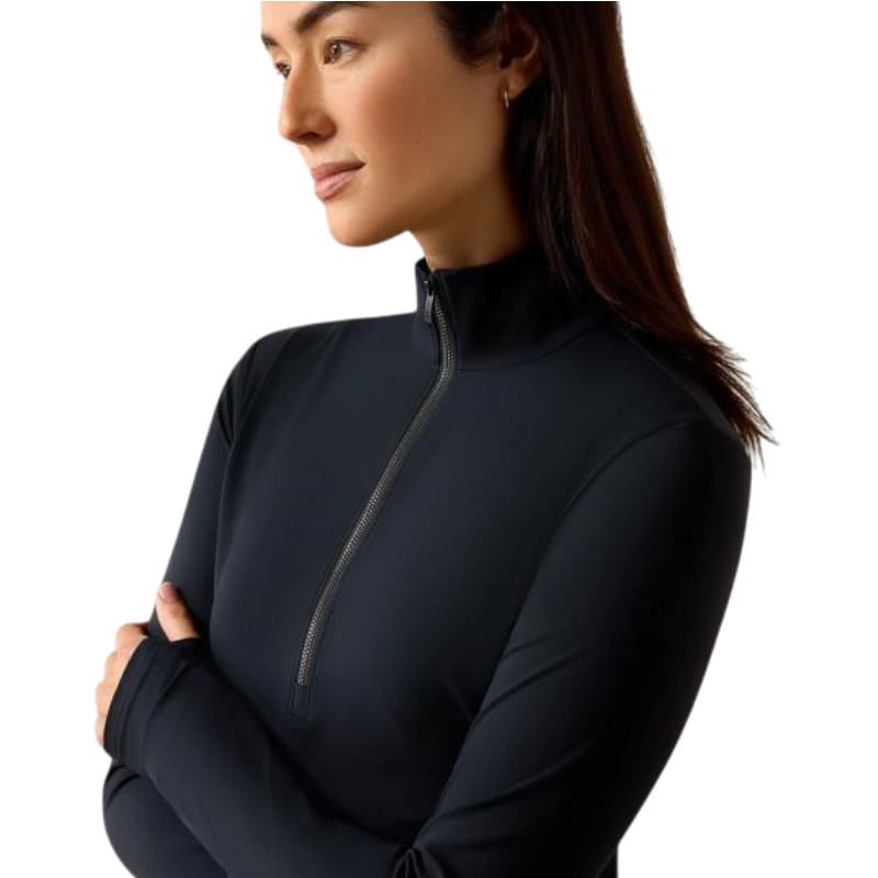 Baselayer zippé femme SolVeil noir
