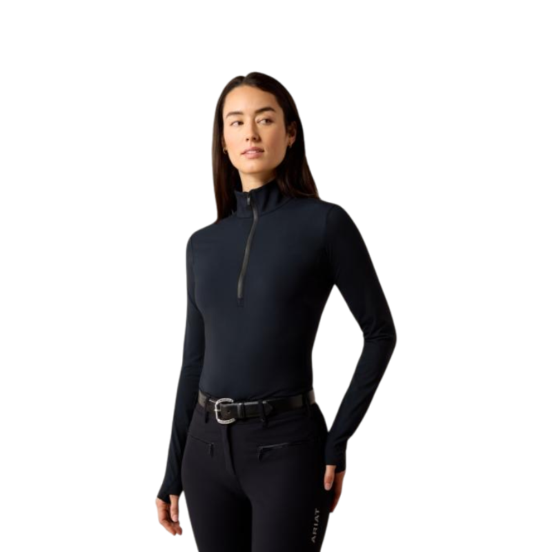 Baselayer zippé femme SolVeil noir