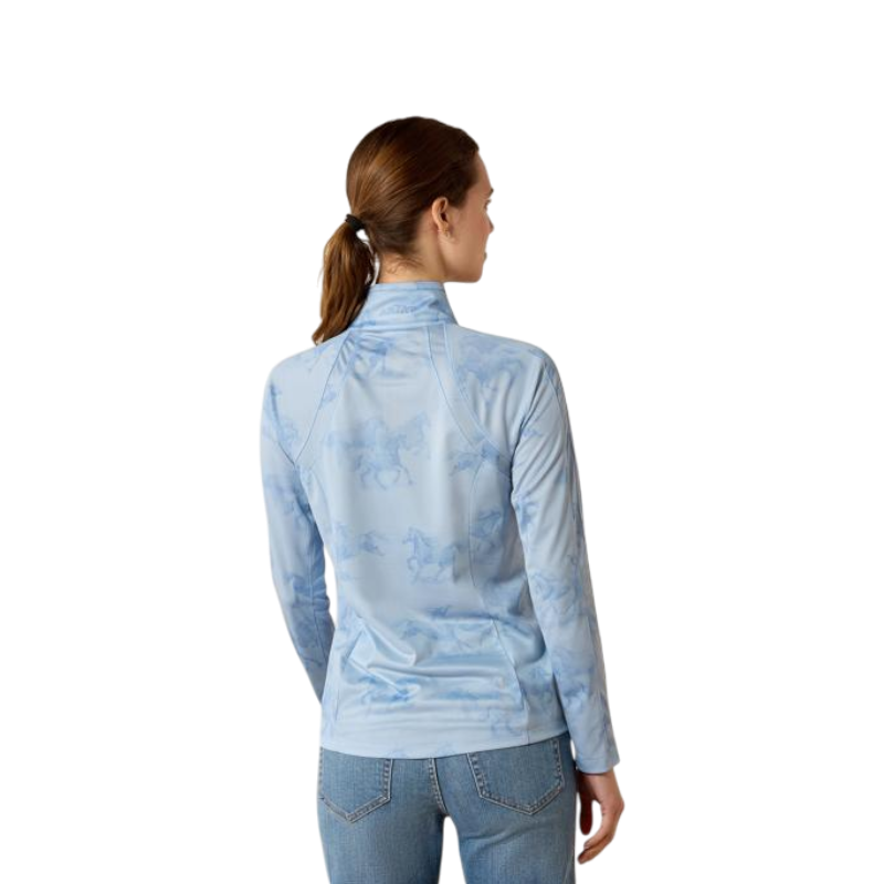 Baselayer zippé femme Sunstopper 3.0 imprimé st tropez mirage