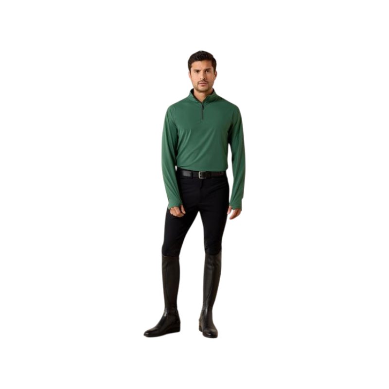 Baselayer zippé homme SolVeil monstera