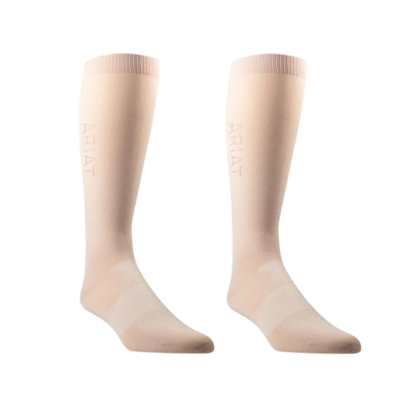 Chaussettes d'équitation femme AriatTEK Radiant sepia rose