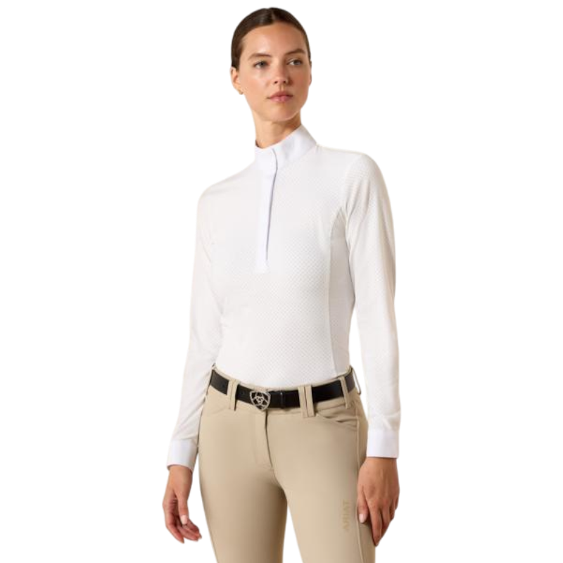 Chemise de concours femme Breathe blanc