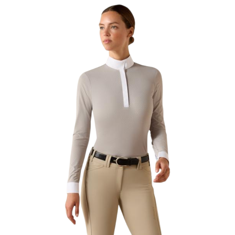 Chemise de concours femme Breathe show grey