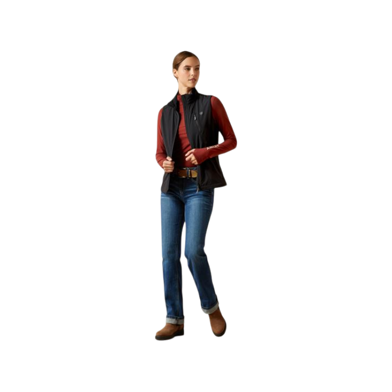 Gilet coupe-vent stretch femme Rion noir