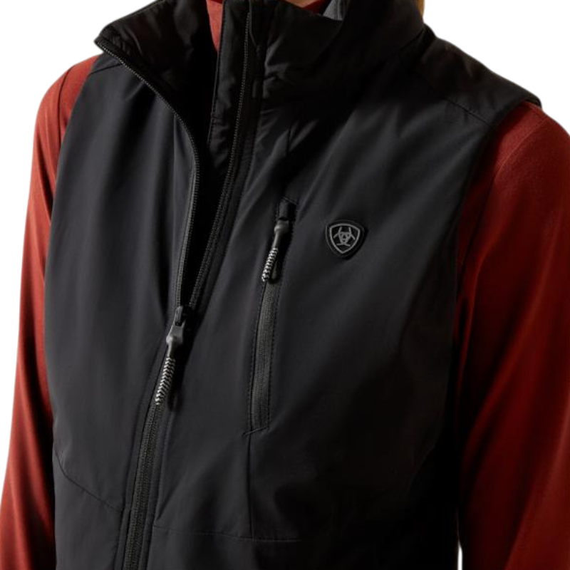 Gilet coupe-vent stretch femme Rion noir
