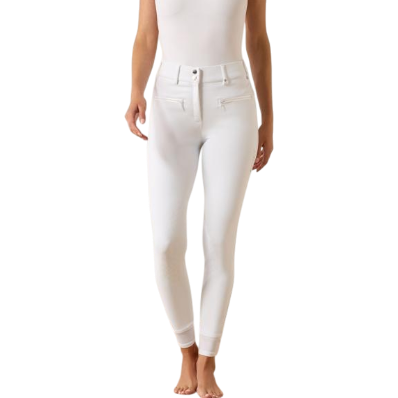 Pantalon d'équitation femme Tri Factor Allure blanc