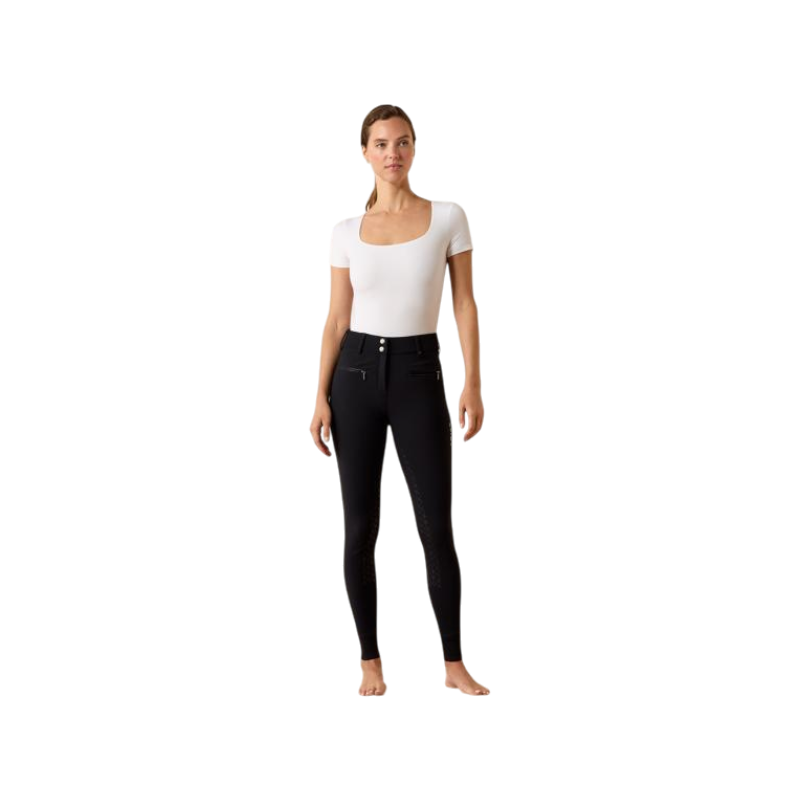Pantalon d'équitation femme Tri Factor Allure noir full grip