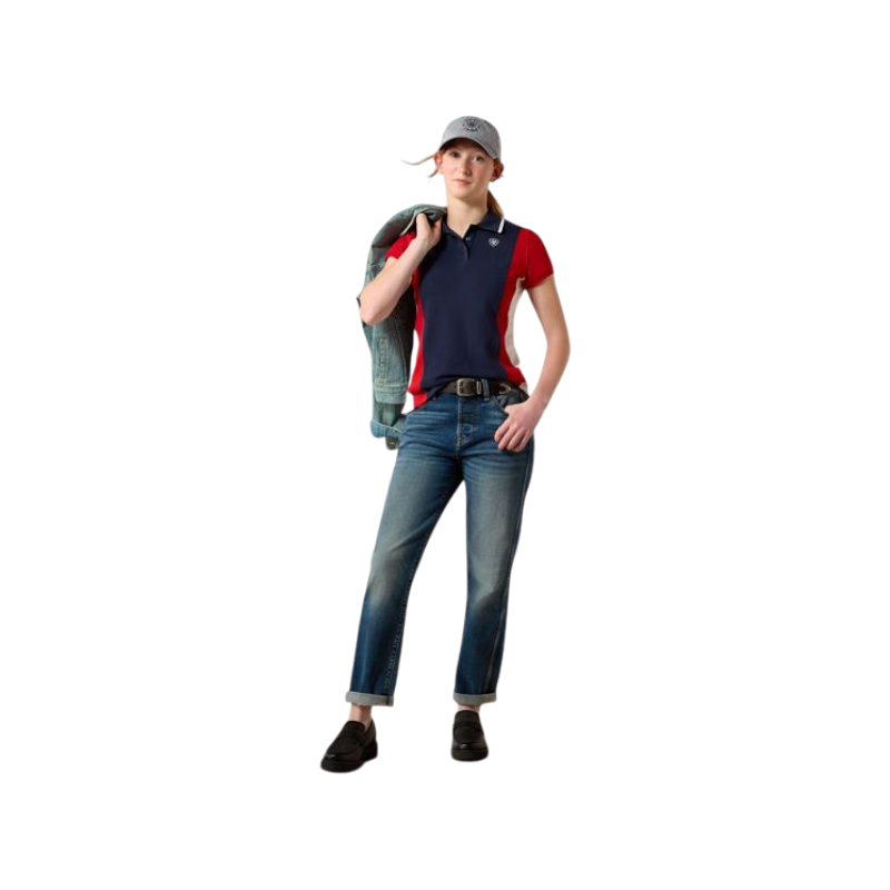Polo enfant Taryn navyt & red