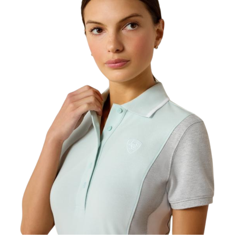 Polo femme Taryn starlight/ heather grey