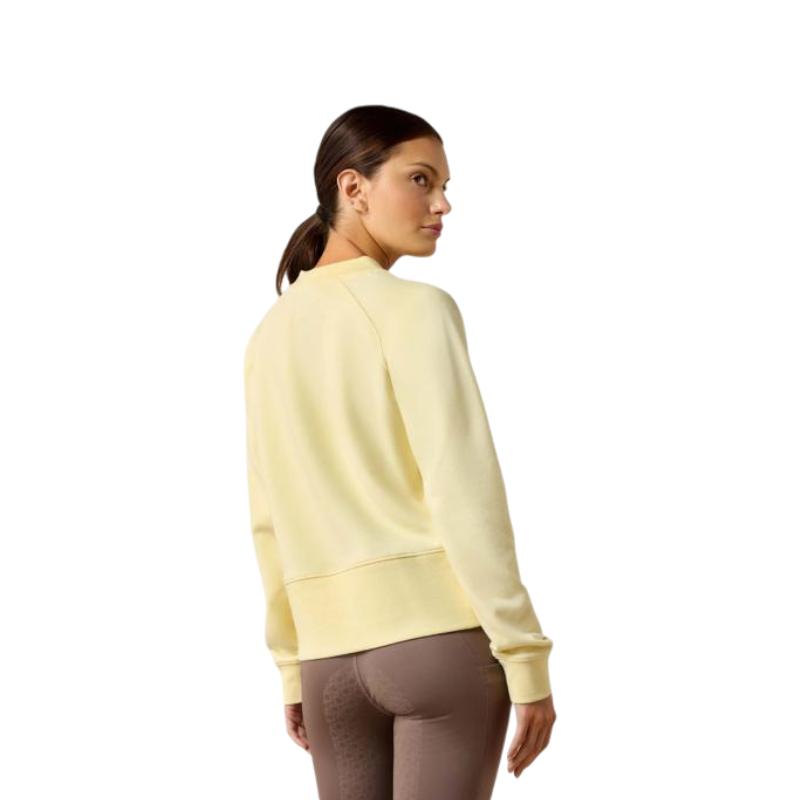 Sweat-shirt femme Martine flan
