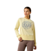 Sweat-shirt femme Martine flan