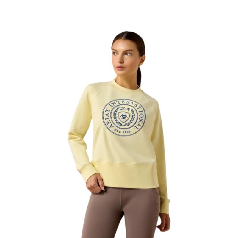 Sweat-shirt femme Martine flan