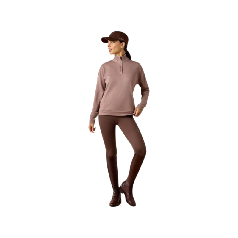 Sweat-shirt zippé femme Breathe antler